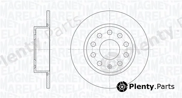 Magneti Marelli 361302040115 — Brake Disc