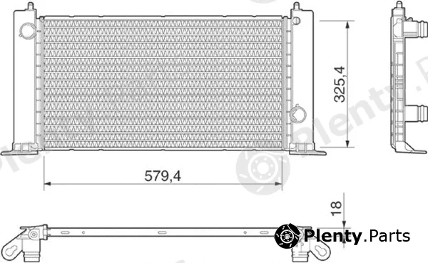 Magneti Marelli 350213189000 — Radiator, engine cooling