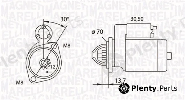 Magneti Marelli 063191007010 — Starter
