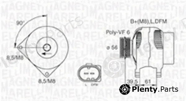 Magneti Marelli 063730002010 — Alternator