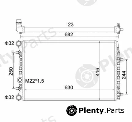 Magneti Marelli 359000300850 — Radiator, engine cooling
