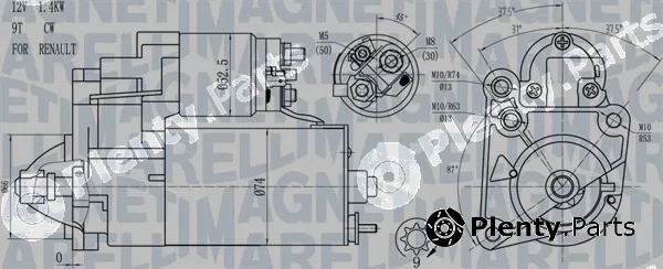 Magneti Marelli 063720784010 — Starter