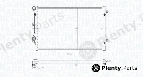 Magneti Marelli 350213852000 — Radiator, engine cooling