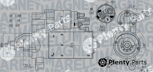 Magneti Marelli 063721563510 — Starter