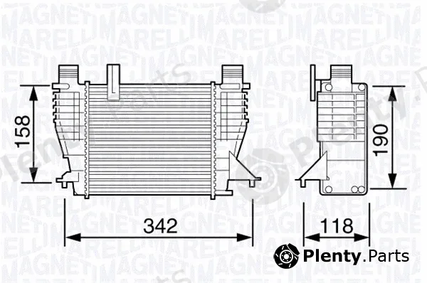 Magneti Marelli 351319203560 — Charge Air Cooler