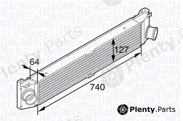 Magneti Marelli 351319201990 — Charge Air Cooler