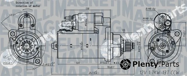 Magneti Marelli 063721508010 — Starter