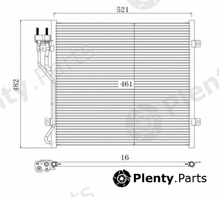 Magneti Marelli 359003220950 — Condenser, air conditioning