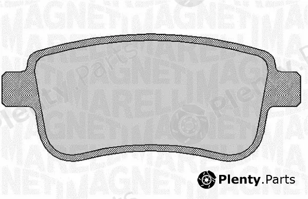 Magneti Marelli 363916060382 — Brake Pad Set, disc brake