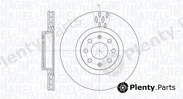 Magneti Marelli 361302040698 — Brake Disc