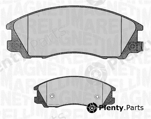 Magneti Marelli 363916060282 — Brake Pad Set, disc brake