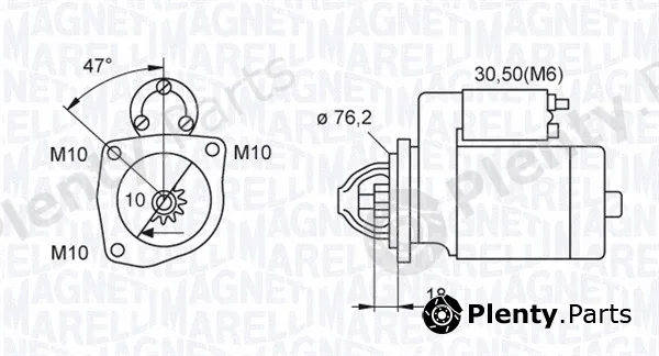 Magneti Marelli 063521101040 — Starter