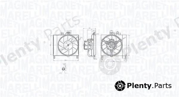 Magneti Marelli 069422873010 — Fan, engine cooling