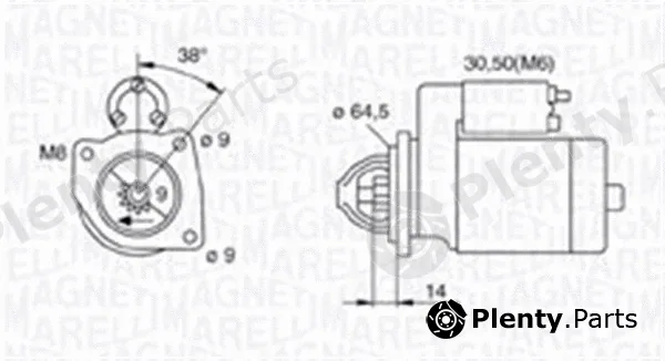 Magneti Marelli 063720796010 — Starter