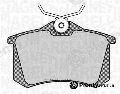 Magneti Marelli 363916060144 — Brake Pad Set, disc brake
