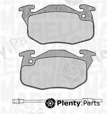 Magneti Marelli 363916060372 — Brake Pad Set, disc brake