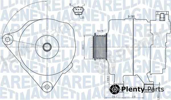 Magneti Marelli 063731778010 — Alternator