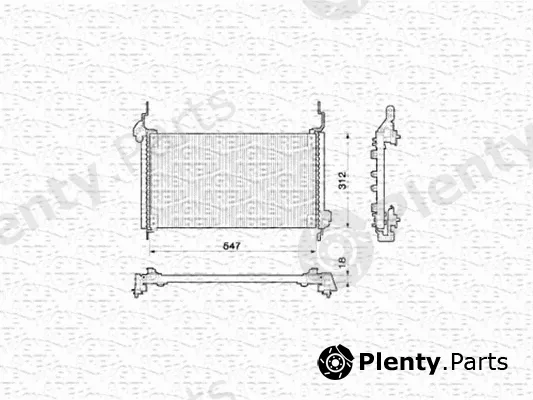 Magneti Marelli 350203146000 — Condenser, air conditioning