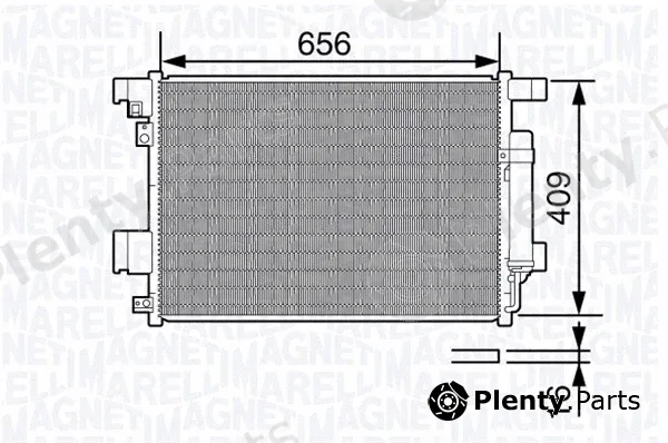 Magneti Marelli 350203649000 — Condenser, air conditioning