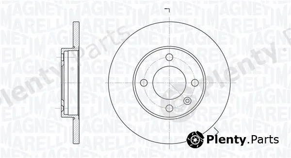 Magneti Marelli 361302040193 — Brake Disc