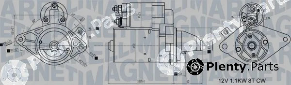 Magneti Marelli 063721407010 — Starter