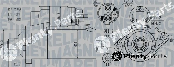 Magneti Marelli 063721512010 — Starter