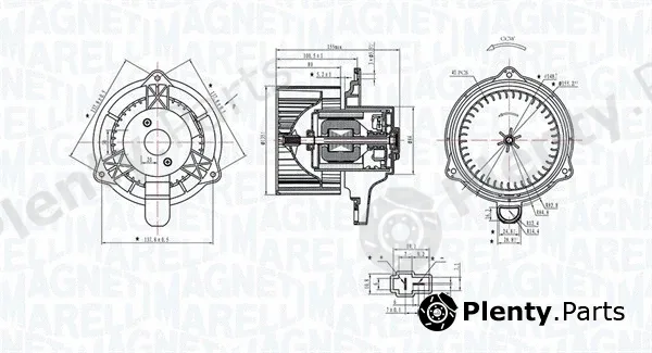 Magneti Marelli 069412319010 — Interior Blower