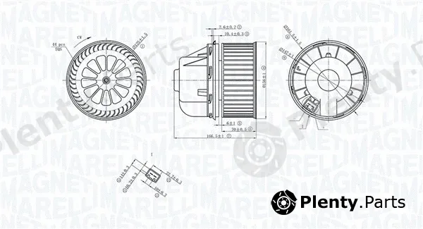 Magneti Marelli 069412729010 — Interior Blower