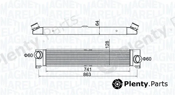 Magneti Marelli 351319204230 — Charge Air Cooler
