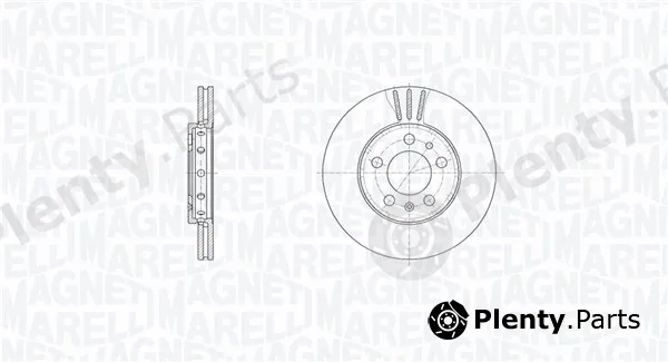 Magneti Marelli 361302040684 — Brake Disc