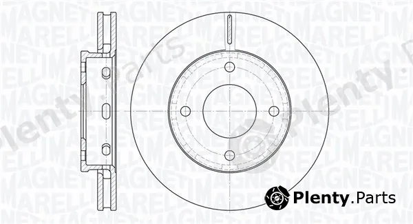 Magneti Marelli 361302040504 — Brake Disc