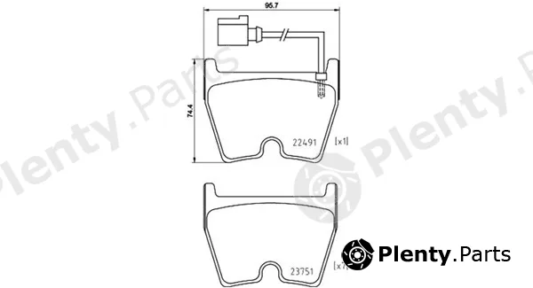 Magneti Marelli 363700585152 — Brake Pad Set, disc brake