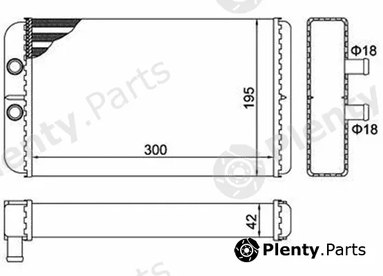 Magneti Marelli 359000392160 — Heat Exchanger, interior heating