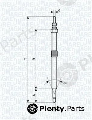 Magneti Marelli 060900150606 — Glow Plug