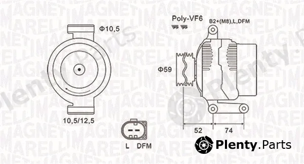 Magneti Marelli 063731928010 — Alternator