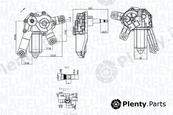 Magneti Marelli 064073700010 — Wiper Motor