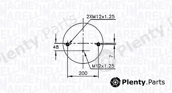 Magneti Marelli 030607020100 — Bellow, air suspension