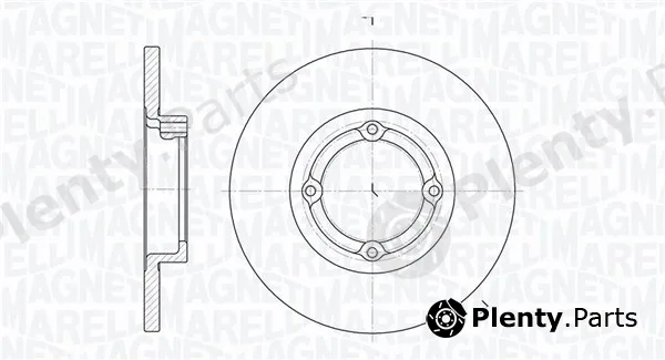 Magneti Marelli 361302040267 — Brake Disc