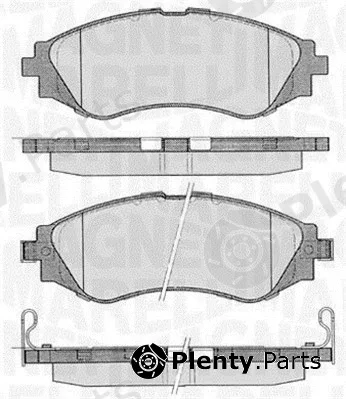 Magneti Marelli 363916060206 — Brake Pad Set, disc brake