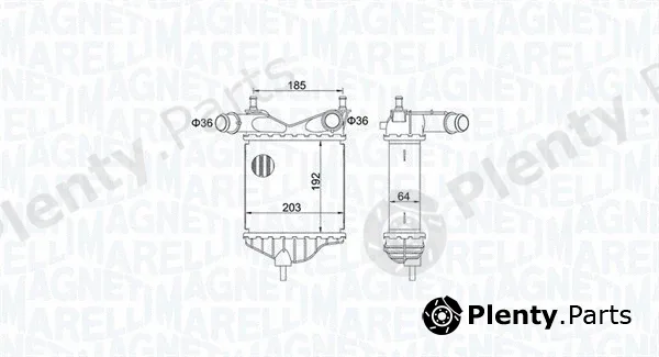 Magneti Marelli 351319204080 — Charge Air Cooler
