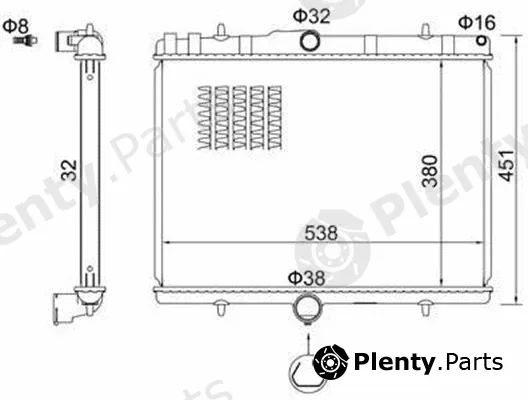 Magneti Marelli 359000320050 — Radiator, engine cooling