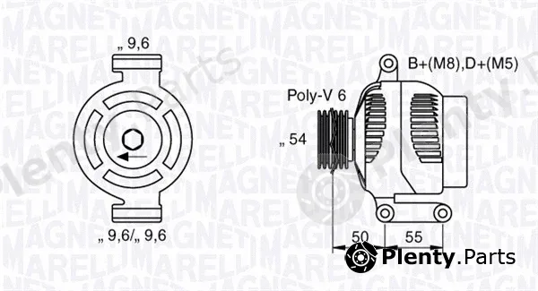 Magneti Marelli 063358062010 — Alternator
