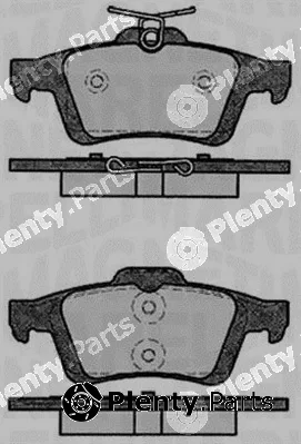 Magneti Marelli 363916060796 — Brake Pad Set, disc brake