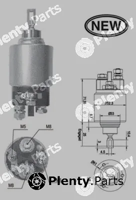 Magneti Marelli 940113050555 — Solenoid Switch, starter