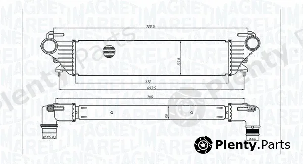 Magneti Marelli 351319205530 — Charge Air Cooler
