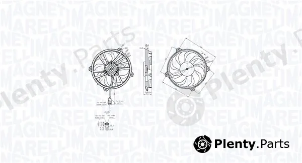 Magneti Marelli 069422855010 — Fan, engine cooling