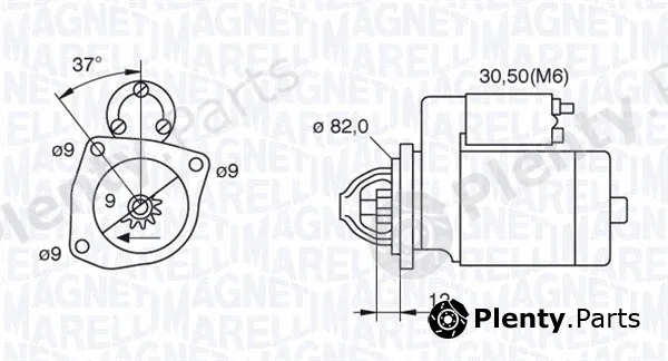 Magneti Marelli 063521082040 — Starter
