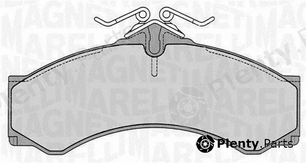 Magneti Marelli 363916060524 — Brake Pad Set, disc brake