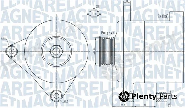 Magneti Marelli 063732101010 — Alternator