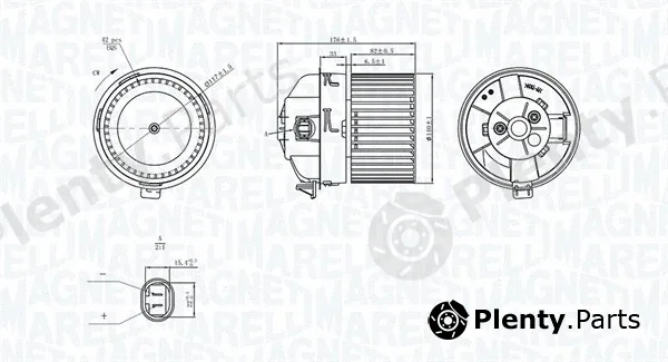 Magneti Marelli 069412282010 — Interior Blower